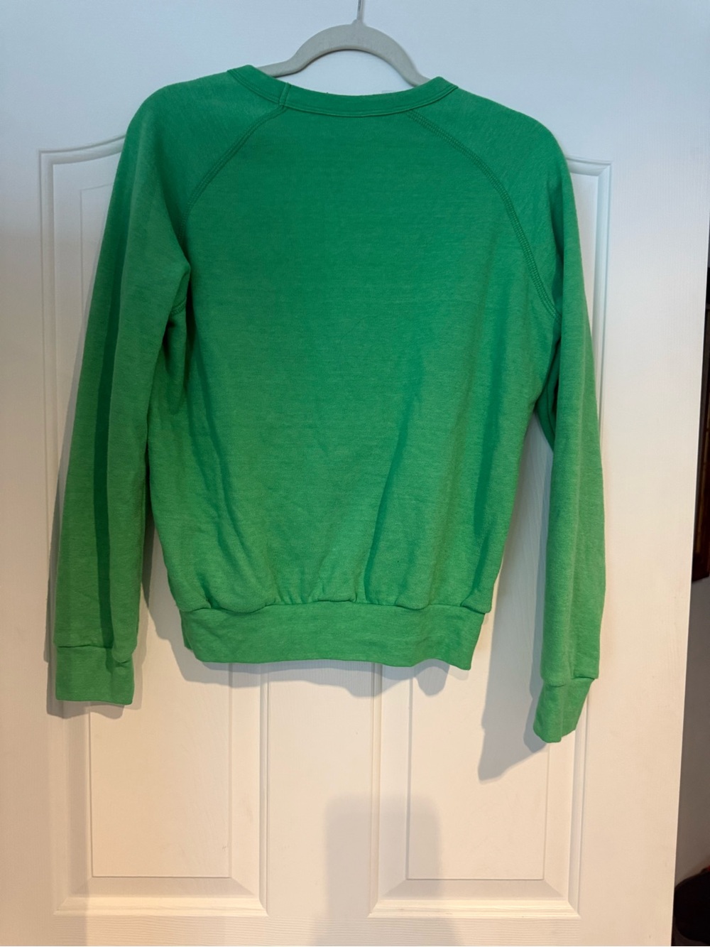 Vintage Made in USA Midnight Rider Green Crewneck Sweatshirt with Red Logo Tag - Picture 5 of 5